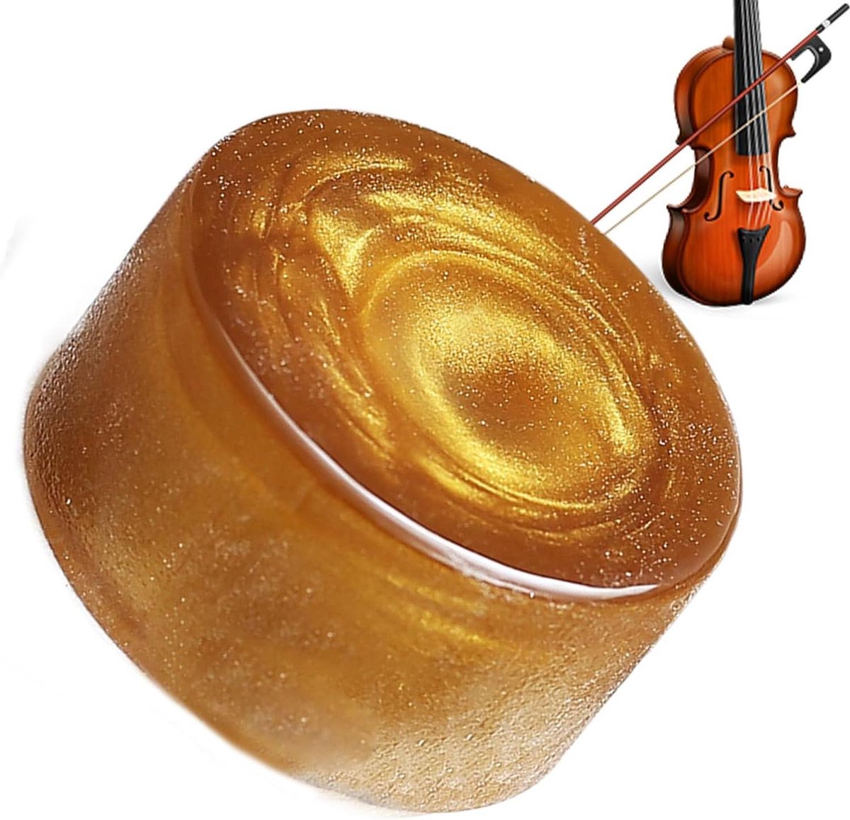 Viool Hars - Instrument Hars - Muziek Maken - Stofwerende Technologie - 5 x 2.5 cm - Goudpoeder