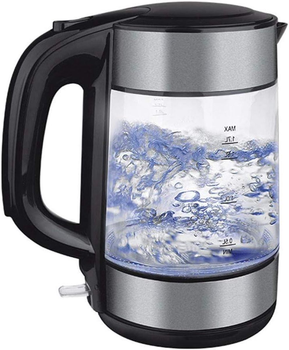Elektrische waterkoker - Theeketel glas - Snel water koken - Instelbare temperatuur - 17 liter - Zilver
