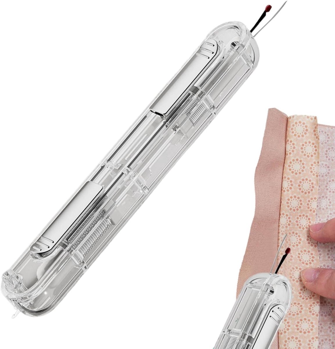 Draadinrijger – automatisch gereedschap voor het verwijderen van naden en inrijgen van draden | borduur- en quilting-instructies voor beginners en fans