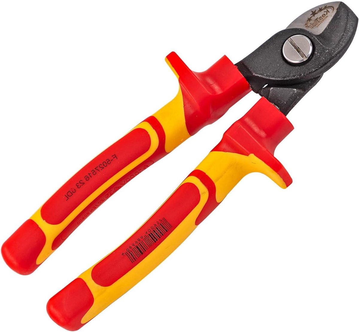 Elektricien kabelschaar kabeltang kabelsnijder draadtang 180 mm schroefverbinding