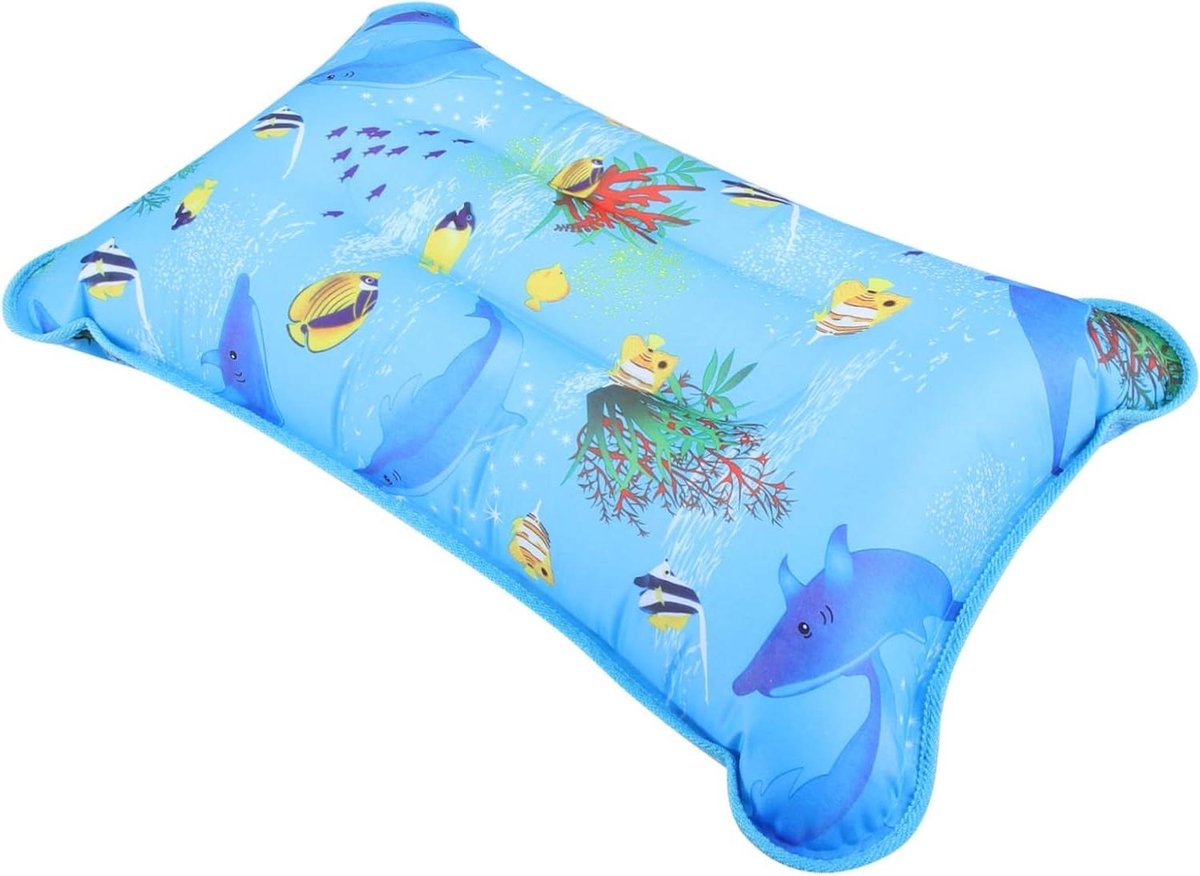 INOOMP koelkussen voor buiten opblaasbaar kampeerkussen slaap voor de zomer Prop voor een zwembadfeest watervulbaar buiten pvc