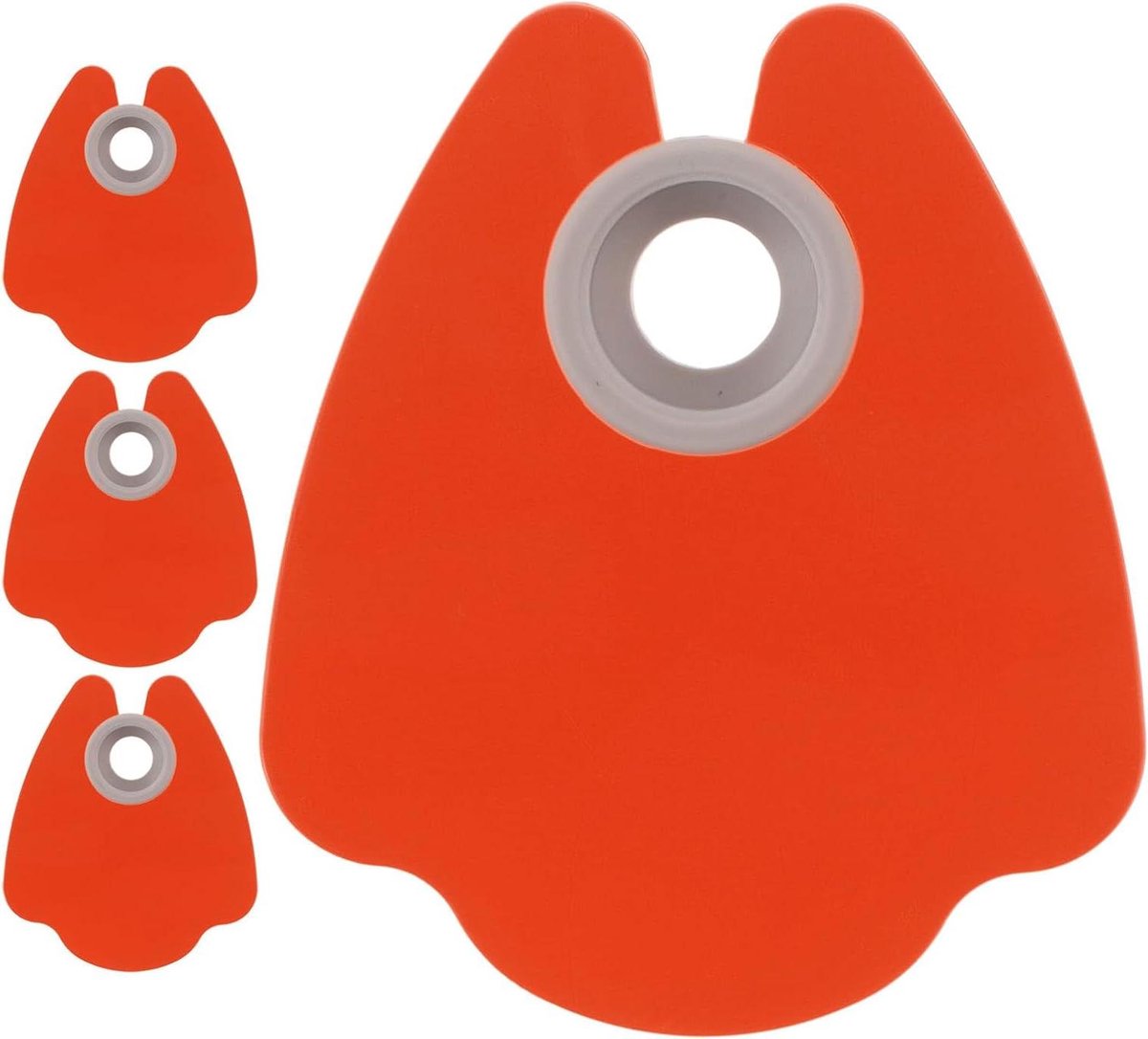 Nagellamp Kap - UV Beschermkap - Oogbescherming Manicure - Blokkeert Verstrooid Licht - 8.5 x 7.2 cm - Oranje