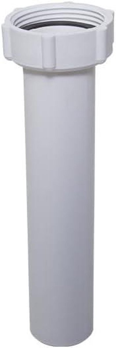 Verbindingsbuis - Verlengbuis Sifon - Afvoer Verlengen - Op Maat In te Kort - 155 mm - Zilver
