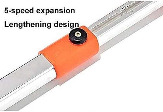 Telescopische Snoeischaar - Uitschuifbare Tuinschaar - Takken Snoeien - Smart Cutting Systeem - 48-75 cm - Grijs — afbeelding 4