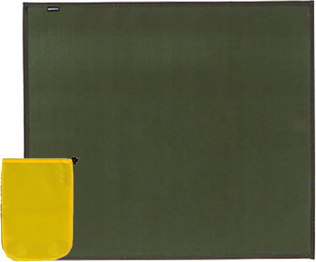 Vuurkorfmat - Grillmat Vloerbeschermer - Terras Beschermen - Hittebeschermingsbarrière - 61 x 53 cm - Groen