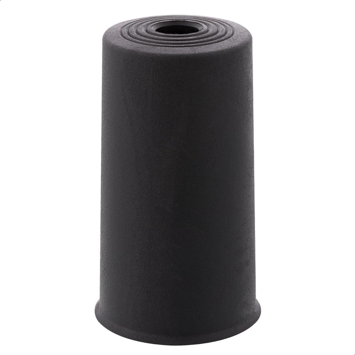 Vloerdeurstopper Wandstopper - Deur buffer - Bescherming deur meubel - Massief rubber ontwerp - 45x75 mm - Zwart
