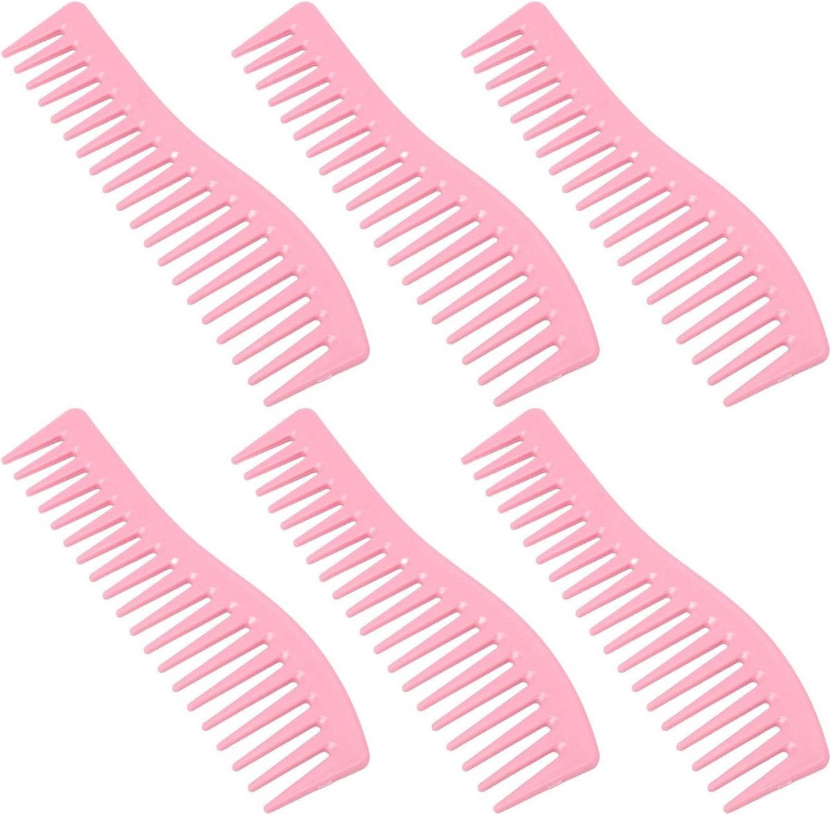 Ontklitter Kammen - Grove Kammen - Haar Ontklitten - Hittebestendig Ontwerp - 10 Stuks - Zwart