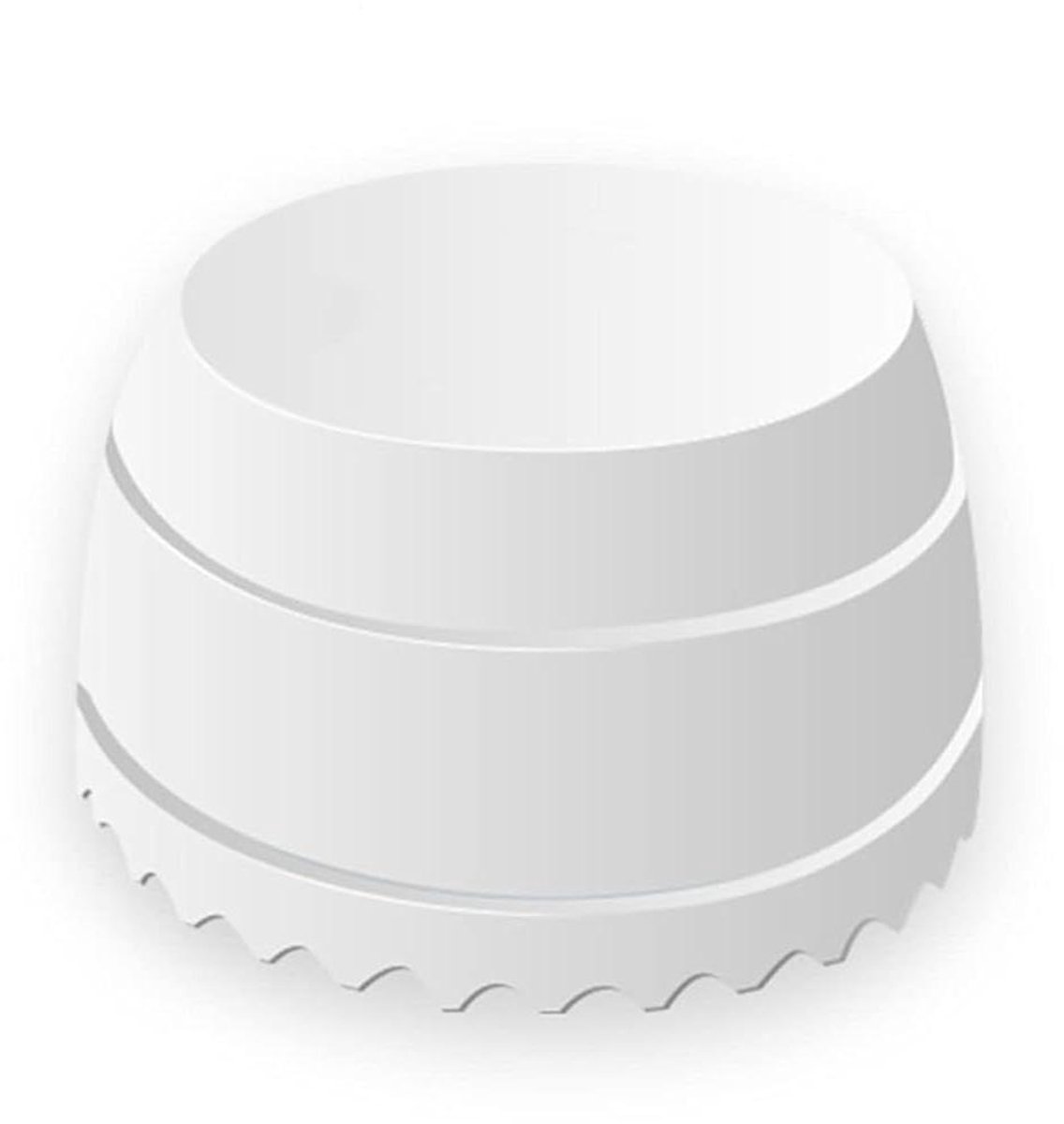 Waterdetector Leksensor - Overstromingsalarm - Waterschade Voorkomen - Directe App Melding - N.v.t. - Wit