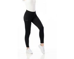 EQUITHEME PULL-ON RIJLEGGING BRIGITTE FULLGRIP Zwart