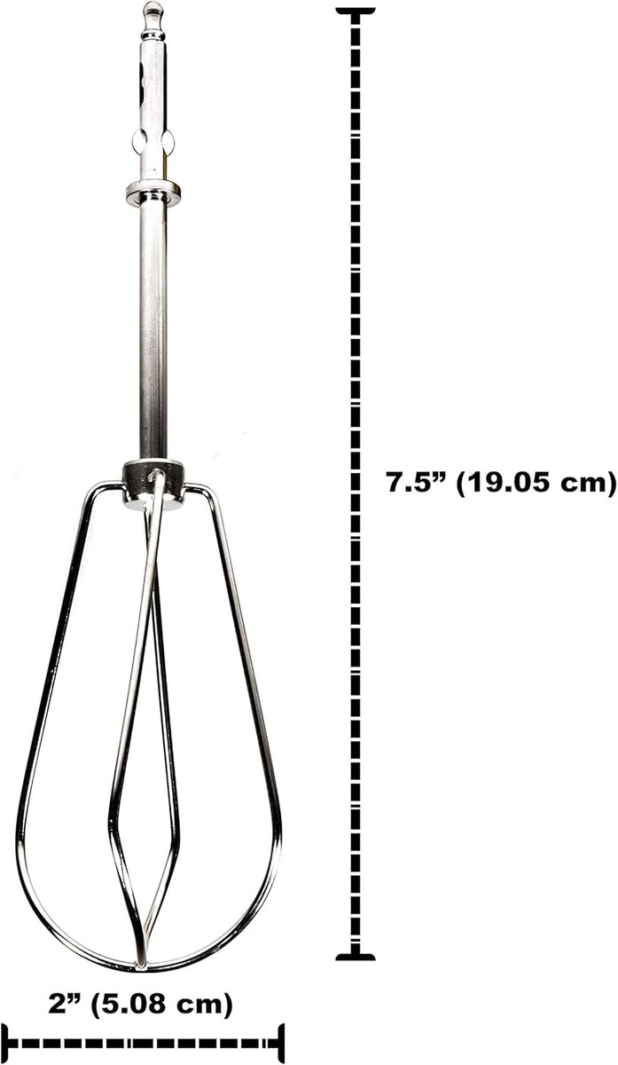 Univen Beaters Fits Cuisinart CHM Series Hand Mixers Replaces Cuisinart CHM-BTR van Merkloos — afbeelding 3
