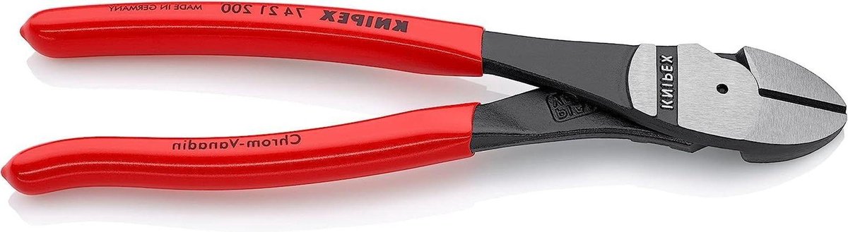 Kracht-zijsnijtang - Zijkniptang Tang - Kabel Doorsnijden - Hoge Snijcapaciteit - 200 mm - Rood