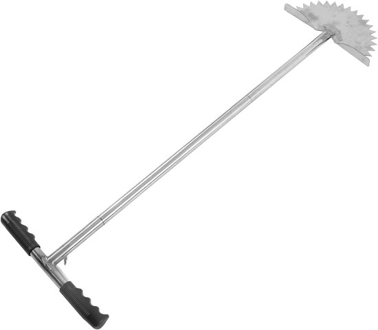 Graskantensnijder - Tuinrandsnijder grasmaaier - Tuinranden snijden - Half-handmatige draadsnijder - 94 x 254 cm - Zilver — afbeelding 4
