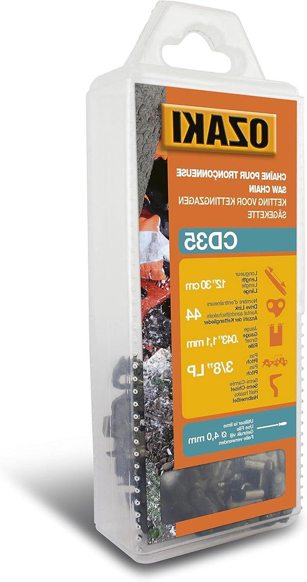 Zaagketting - Kettingzaagblad - Snoeien en Zagen - Halve Schaal - 44 schakels - Metaal