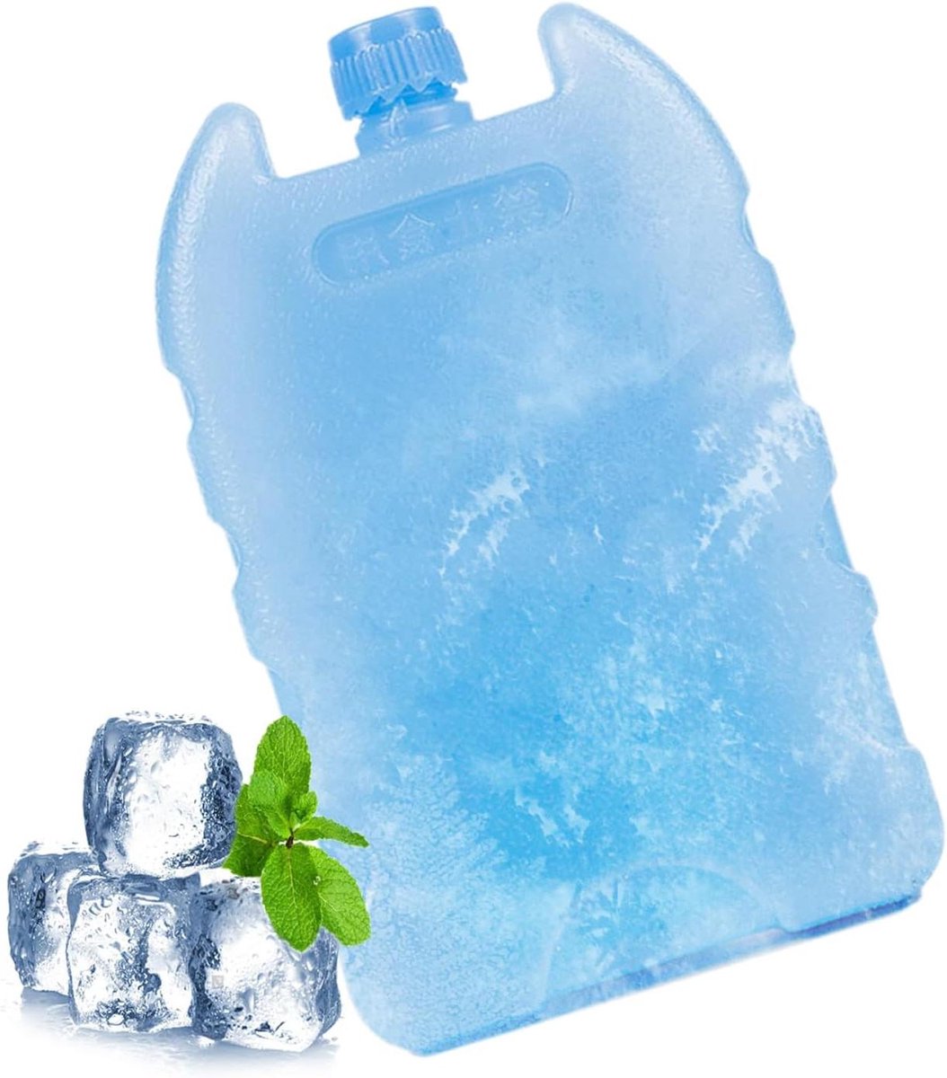 Koelelementen Airco - Ijspakketten Koelbox - Voedsel Koel Houden - Herbruikbaar Kristal Technologie - 100-1000 ml - Wit