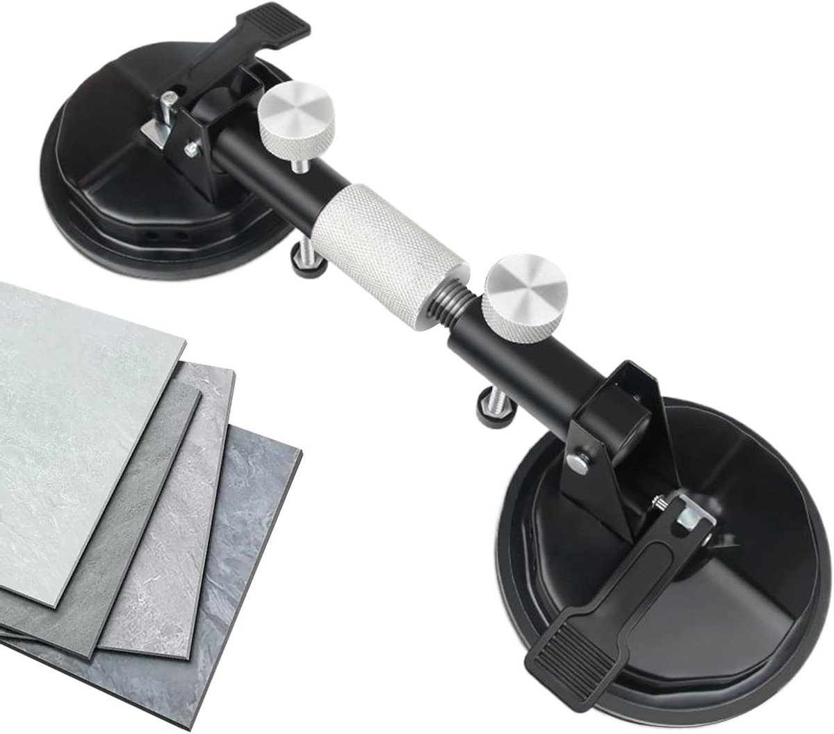 Steennaadset - Tegelverbinder - Naden Sluiten - Dubbele Zuignap - 40 x 12.2 x 9 cm - Niet gespecificeerd
