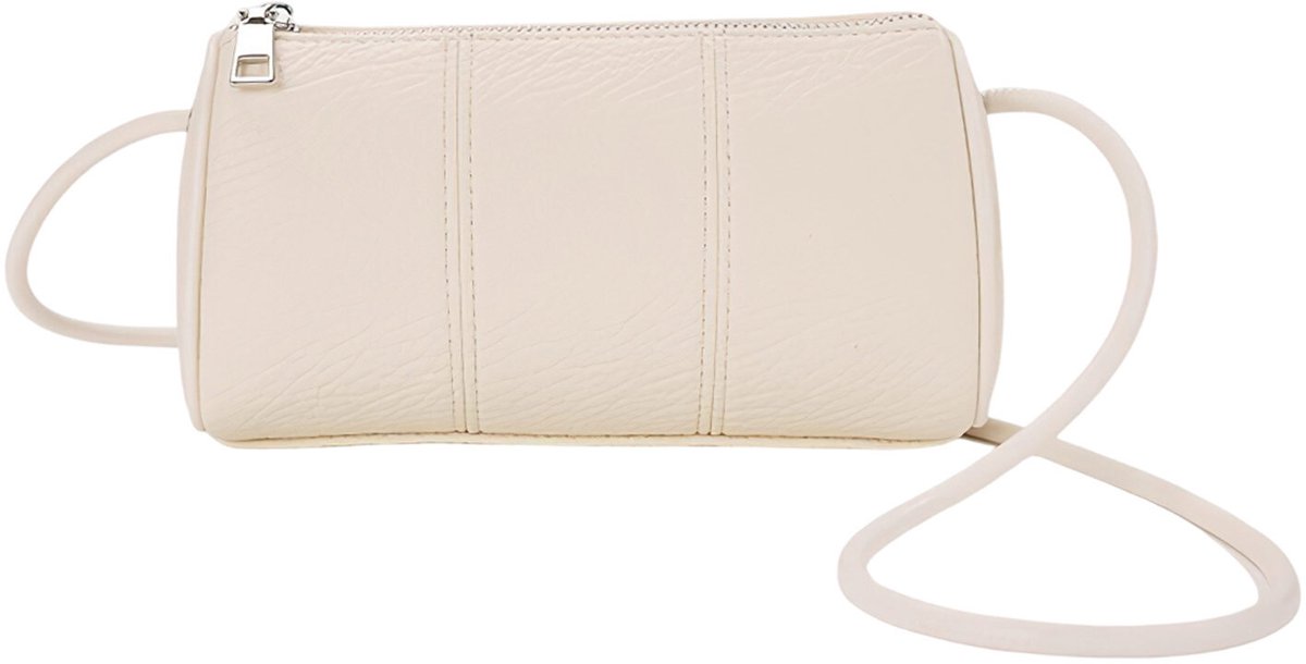 Topmelon Kleine Crossbodytas - Schoudertas -Crossbody Tas voor dames -Stijlvolle en unieke tas Wit
