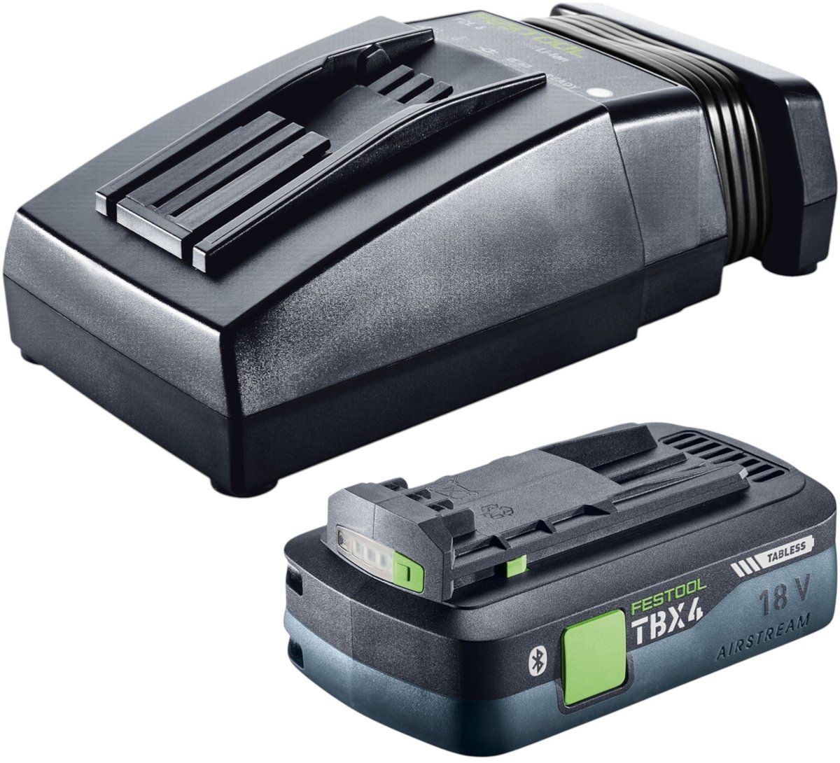 Festool Energie Set 18V 1xTBX4/TCL6 met 1x BP 18 TBX 4 C-ASI accu 18 V 4,0 Ah ( 578745 ) + TCL 6 oplader ( 201135 )