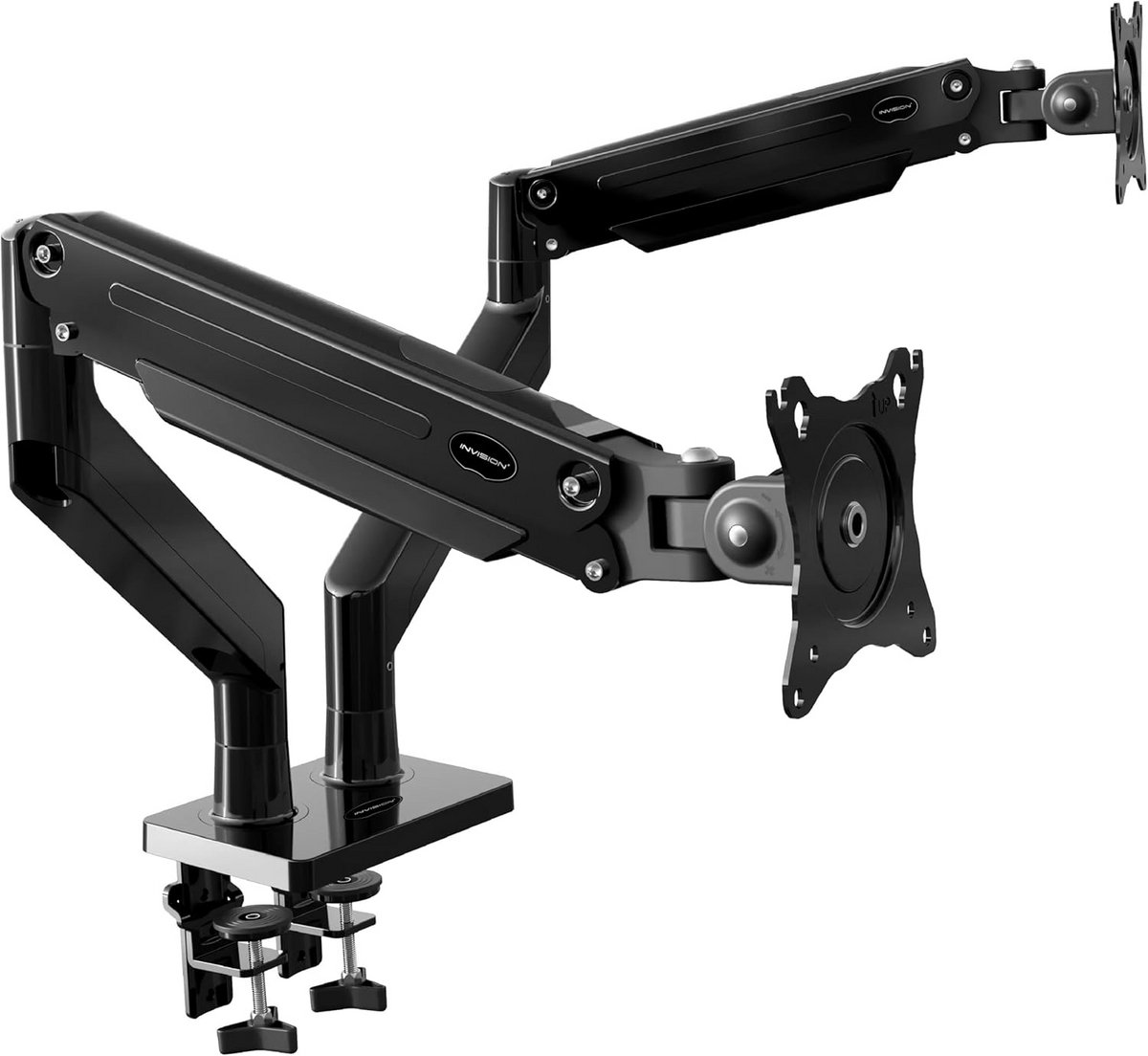 Monitor Arm 2 Schermen - Standaard - Verhoger - Stabiel