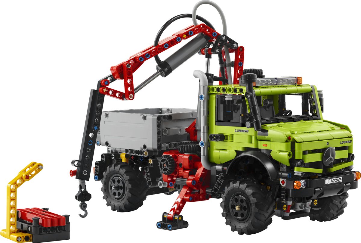 LEGO Technic Mercedes-Benz Unimog U 5023 met Kraan Speelgoed Vrachtwagen Bouwpakket voor Kinderen – foto 4