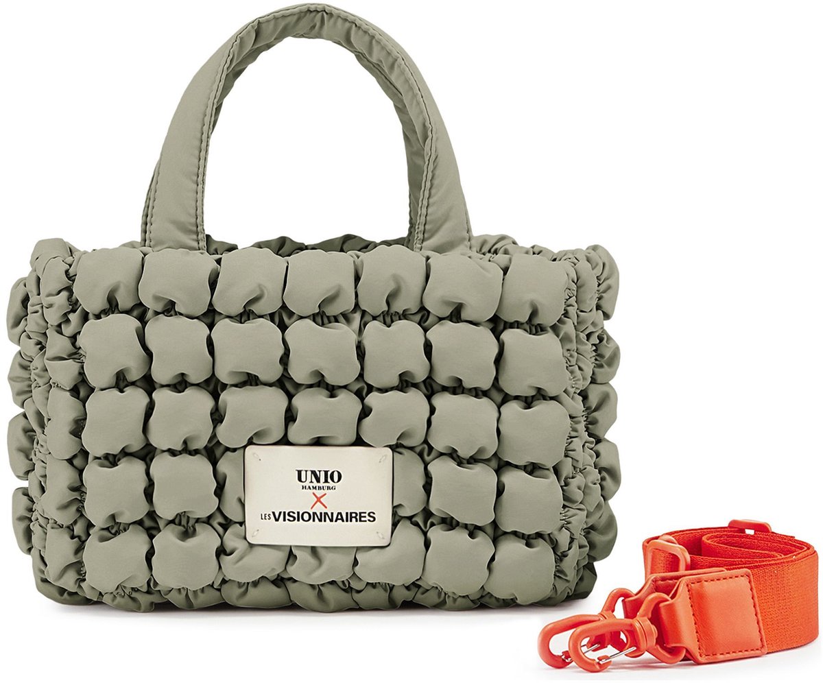 Unio Hamburg x Les Visionnaires handtas schoudertas Bubble Unio Cortina Tea Green kaki