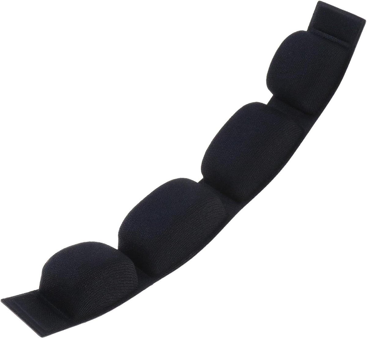 Hoofdband Pad - Koptelefoon Kussen - Comfort Verhoging - Zachte Stof - 184x24 mm - Zwart
