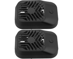 VHV - Telefoonkoeler - USB koelventilator voor smartphone - USB aansluiting - clip-on ontwerp - stille werking - voor smartphone gaming, video, kantoor en onderweg