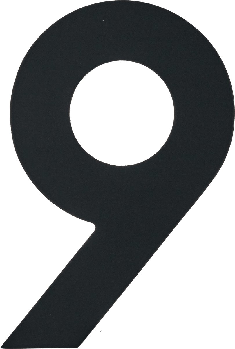 Figura - Zwart Huisnummer 9