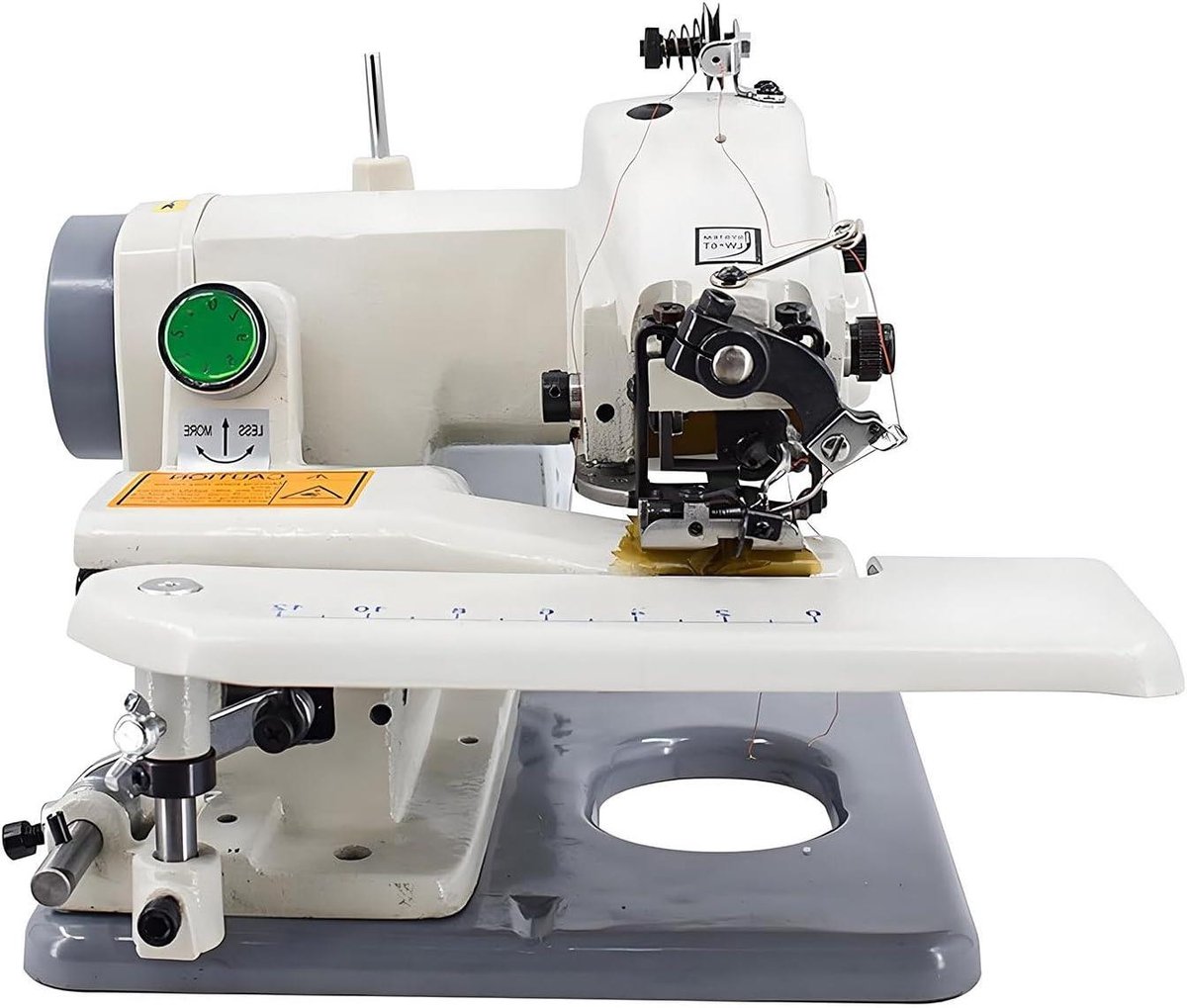 Blindsteekmachine - Professionele naaimachine - Kleding zomen - Instelbare steekdiepte - Compact ontwerp - Wit