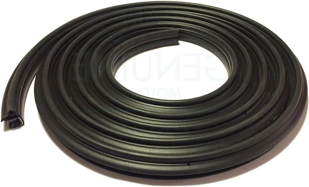 Voordeurafdichting Rubber - Deurrubber Sprinter - Voertuig Beschermen - Staalversterkt EPDM - 1 stuk - Zwart