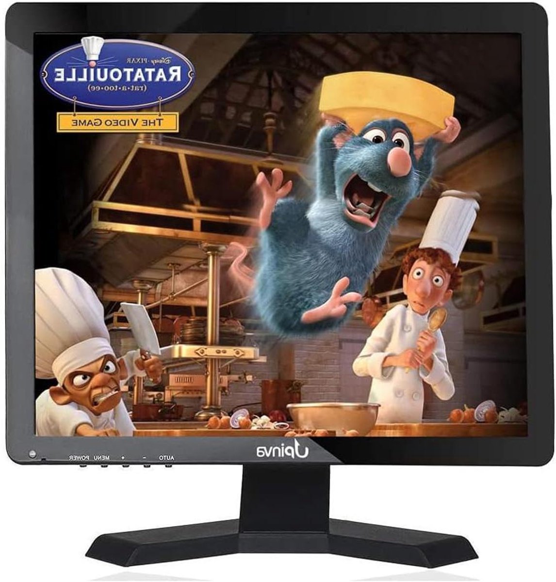 CCTV Monitor - Beveiligingsscherm Beeldscherm - Beveiligingsbewaking - Multifunctionele Ingangen - 17 inch - Zwart