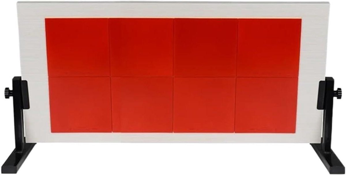 Tafeltennis Retourbord - Ping Pong Trainer - Individuele Training - Realistisch Balgedrag - 40 x 80 cm - Zwart