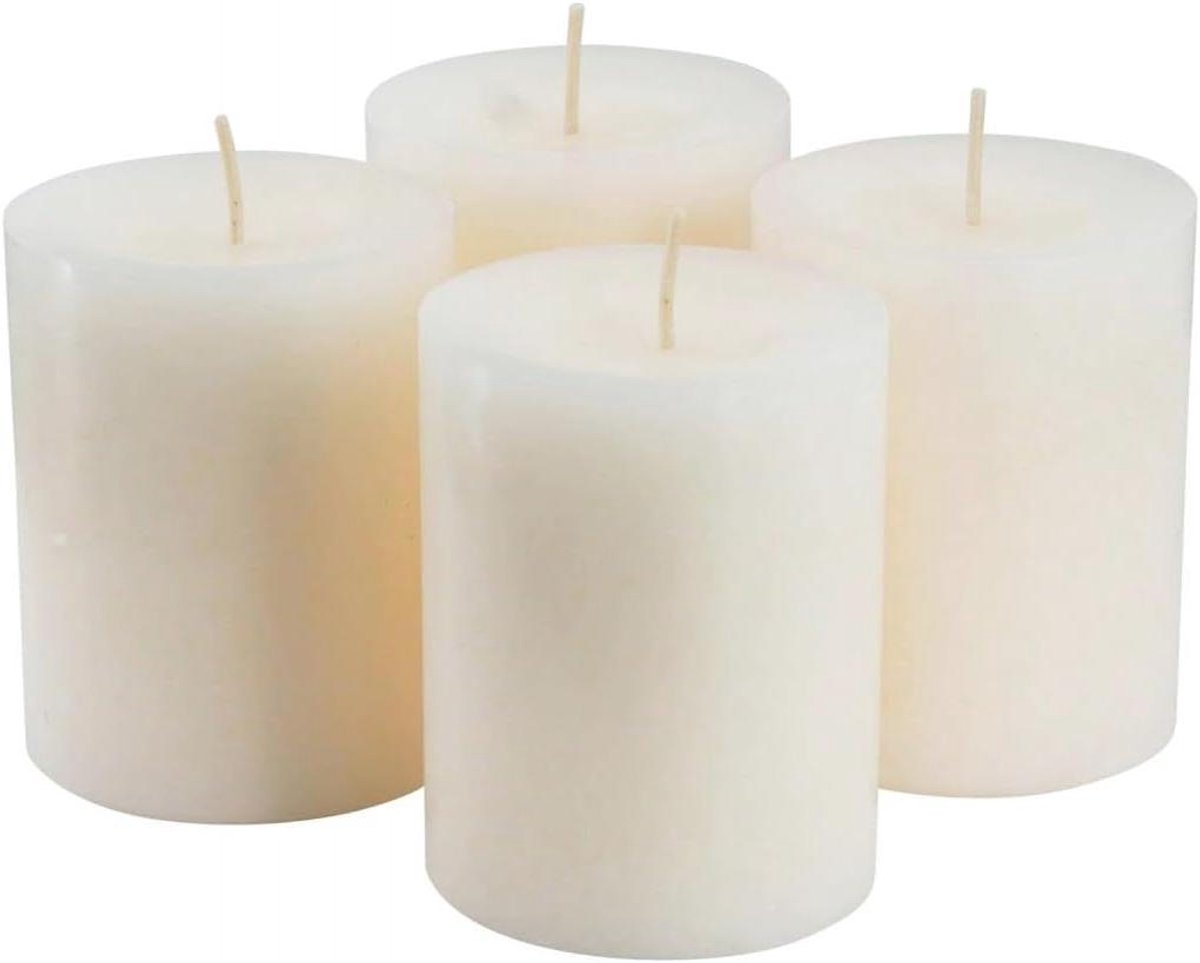 Advent Kaarsen - Kranskaarsen - Kerstsfeer Creëren - Groot Keuze - 4 stuks - Wit