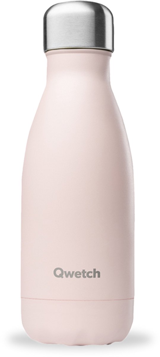 Qwetch - Isothermische fles - Originals Pastel Roze- 260ml