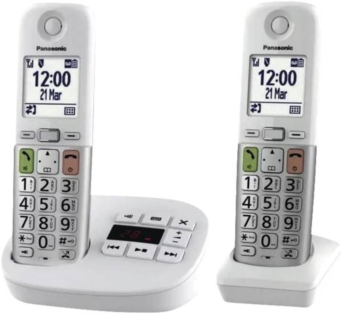 Panasonic DECT KX-TGU432EXW Duo Zilver | Smartphones, tablets en meer | 5025232969180