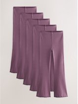 Next - Meisjes - Geribbelde legging met wijd uitlopende pijpen - Roze