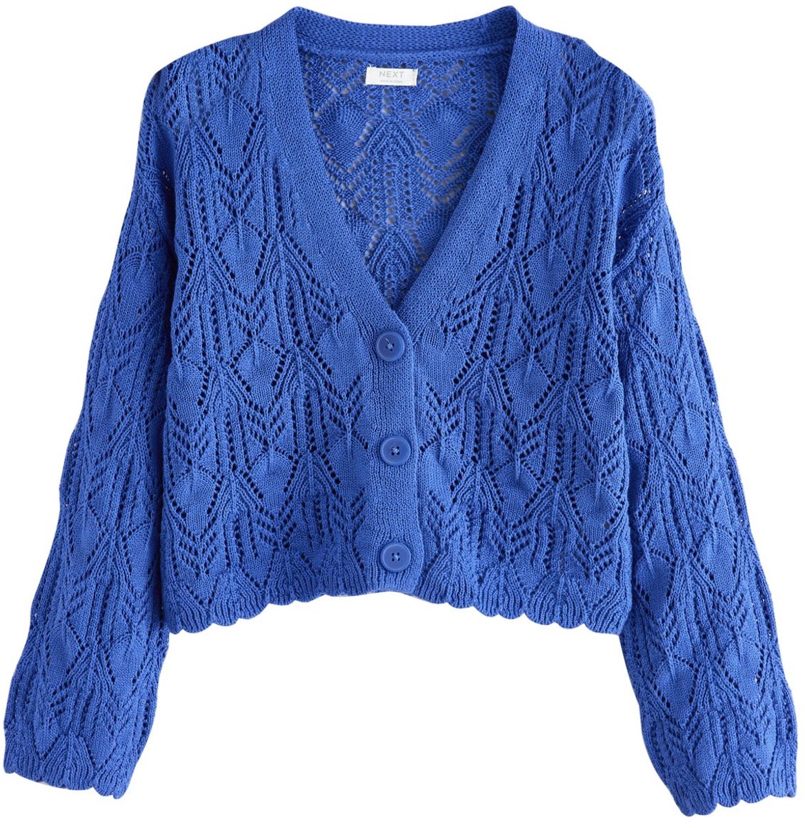 Next - Meisjes - Gebreid vest - Blauw