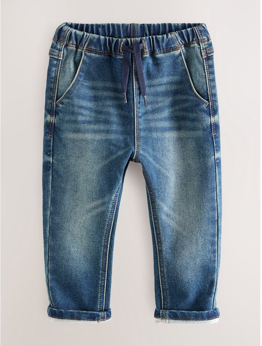 Next - Jongens - Superzachte jeans met stretch en elastische taille - Blauw