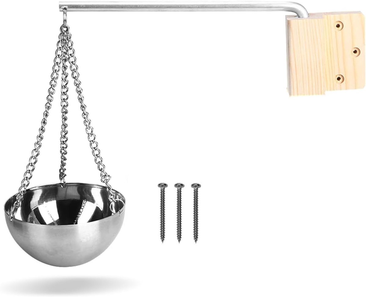 Stainless Steel Sauna Aroma Kom voor Essentiële Olie, Diffuser en Sauna Accessoires voor Ontspanning
