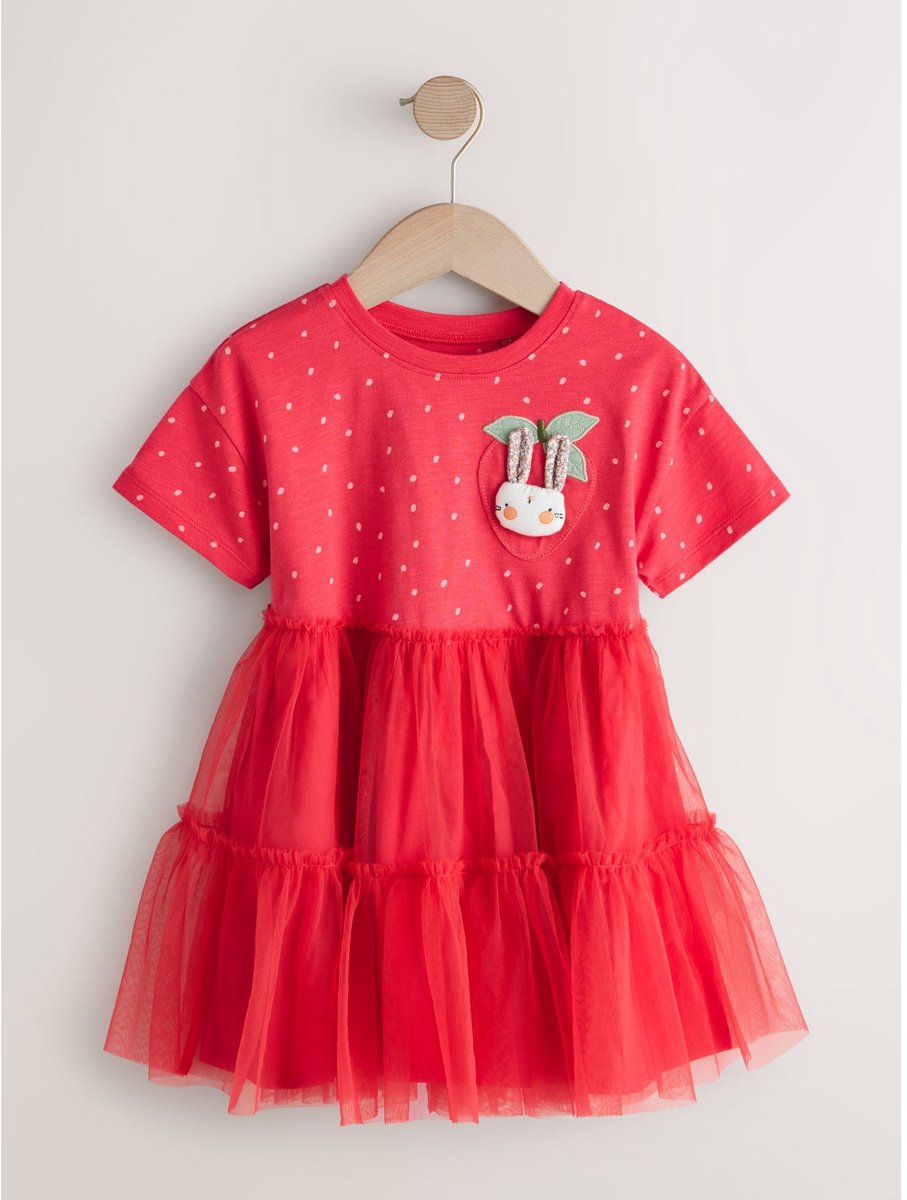 Next - Meisjes - Tutu-rokjurk - Rood