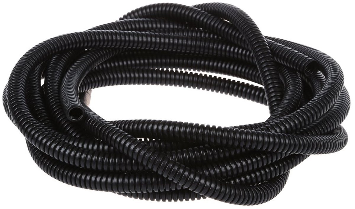 Allecto - Flexibele Tuinslang - 5 meter - Ideaal voor Tuin en Huishouden - Zwart - 10 mm Diameter - Lichtgewicht en Duurzaam - Geschikt voor Divers..