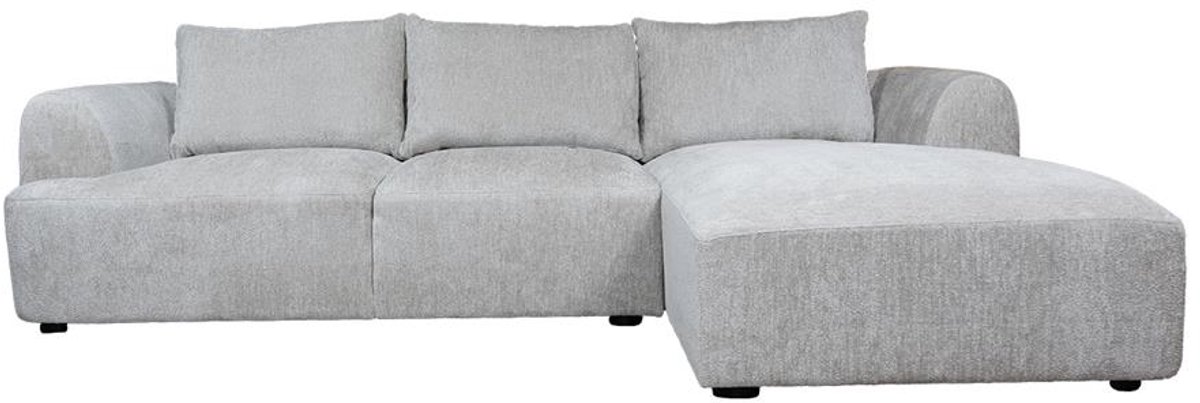 Tower Living Chaise Longue Bank Canterbury - Beige Stof - Rechts - 293x170x87cm