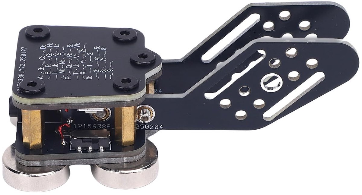 Eujgoov Automatische Morse Code Keyer met Dubbele Peddel en Magnetische Basis