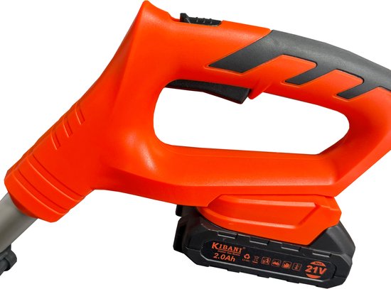 Kibani Accu Onkruidborstel 21V - Incl. 2 Onkruidborstels en 2 accu's - Onkruidborstel Nylon en Staal - Draadloze Onkruidverwijderaar - Elektrische Voegenreiniger - 180° Draaibare Kop - Ergonomisch Handvat - 2000 mAh — afbeelding 3