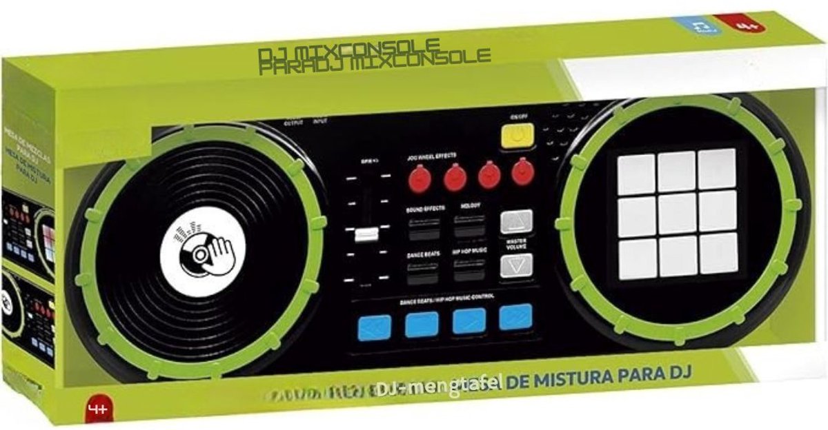 MMP® DJ Set Kinderen - DJ Set - Zwart - 50cm x 20cm x 6cm