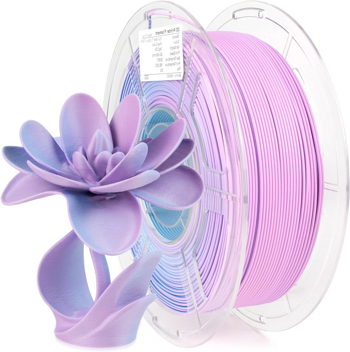 Dri-kleuren PLA Filament - 3D Print Materiaal - 3D Modellen Printen - Uniek Kleurwissel Effect - 1.75 mm 1 kg