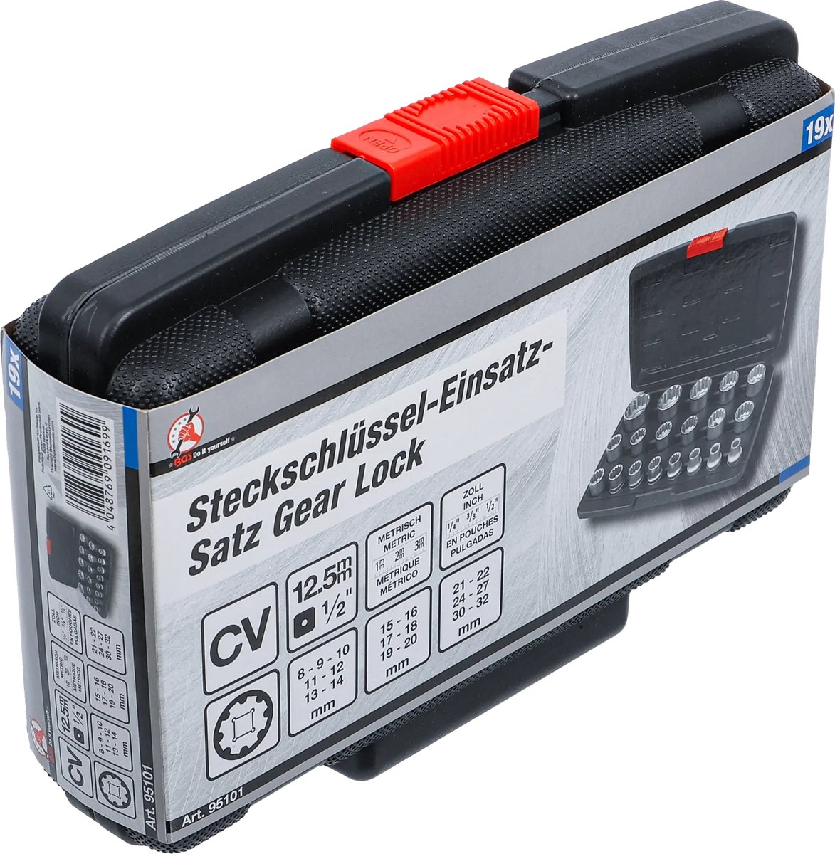 BGS Doppenset Gear Lock - 1/2 - 19 delig