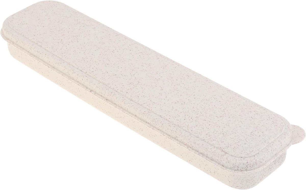 Draagbare Bestekopberger voor Reizen, Ideaal voor Lunch en Picknick, Compacte Tafelgerei Tas, 25 x 6 x 2.5 cm