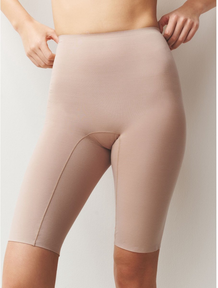 Next Dames - Vormgevende, buikcorrigerende slip van een premium katoenmix - Huidkleur Nude