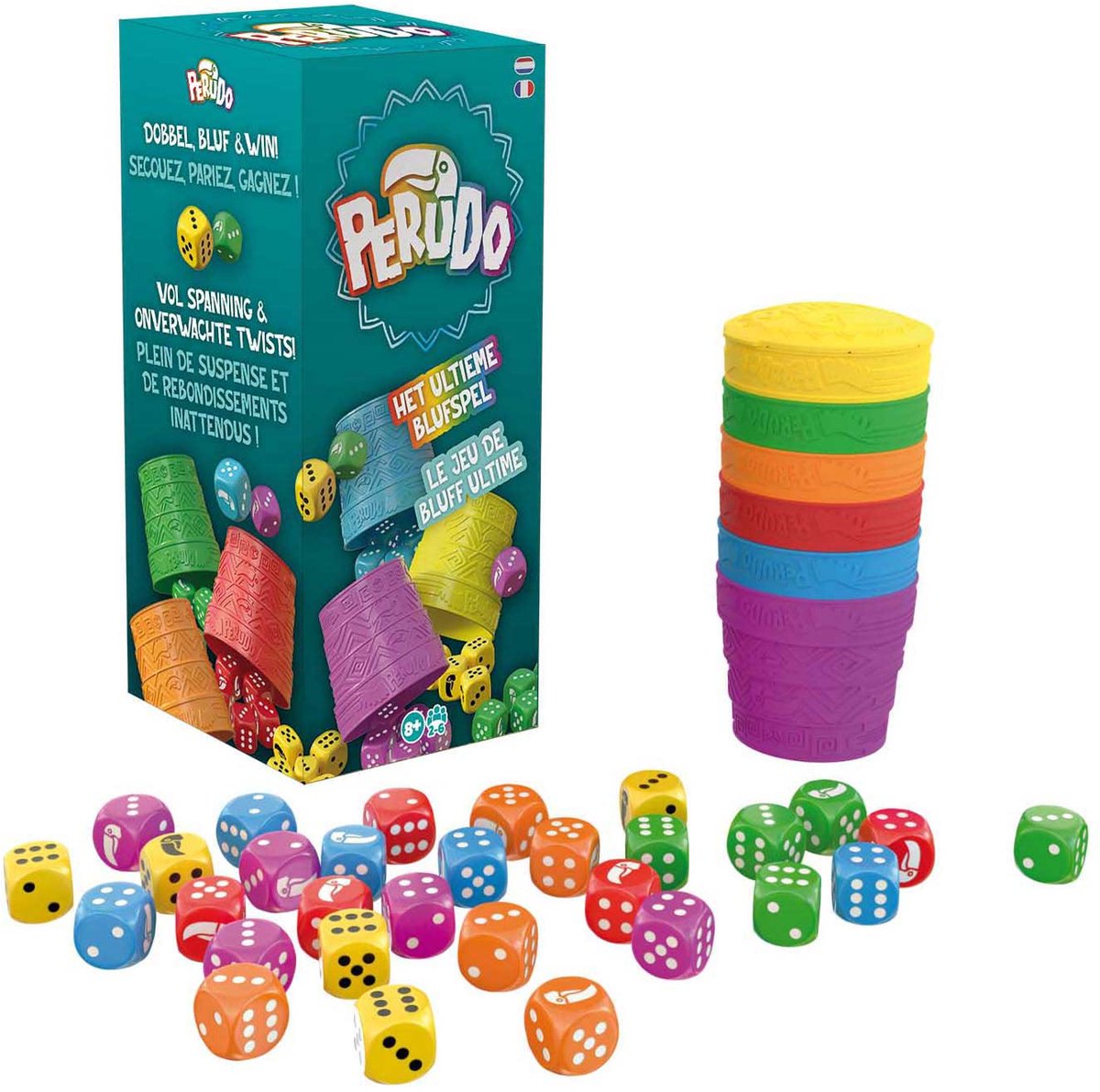 Perudo – Spannend Dobbelsteen Blufspel | Gezelschapsspel voor 2-6 Spelers | Vanaf 8 Jaar | Liar’s Dice Variant — afbeelding 8