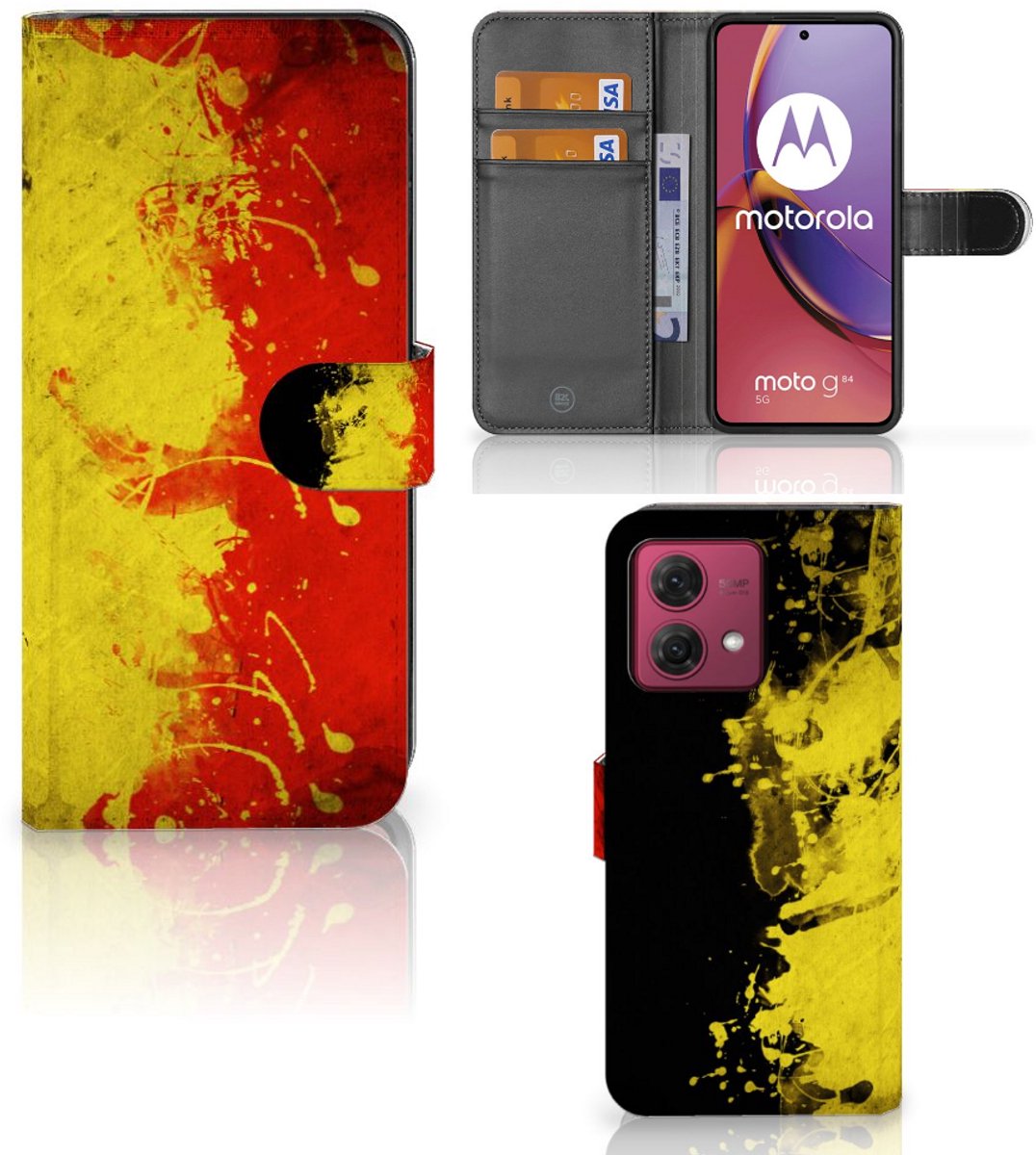 Motorola Moto G84 Bookstyle Case België